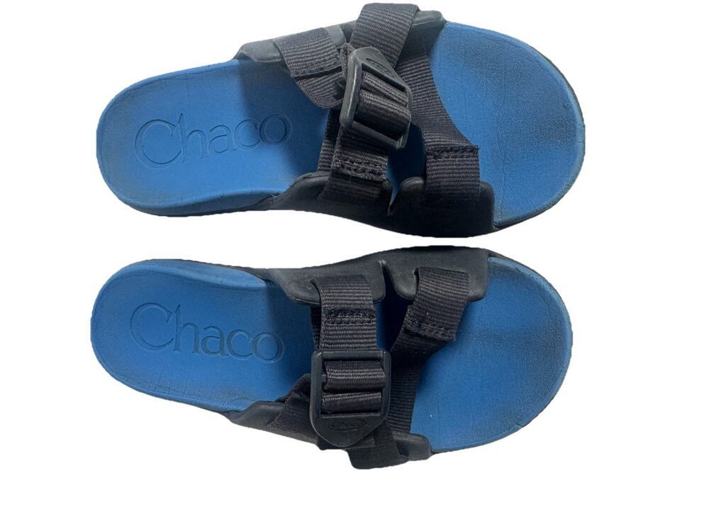 Chaco CHILLOS Sandal Slides Blue Size 1 Unisex Kids New With Box Youth